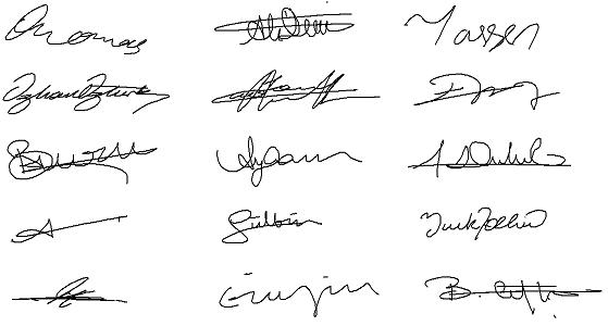 samples of signatures